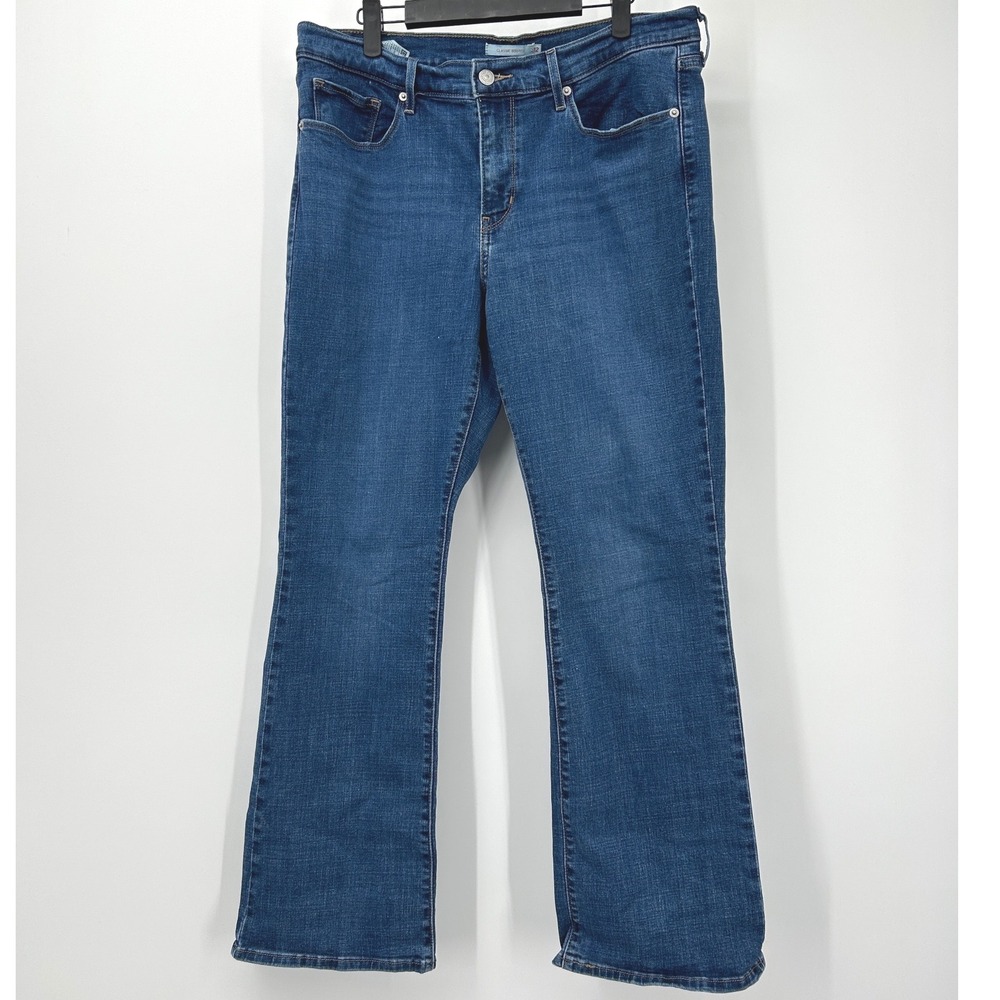Levis Classic Bootcut Jeans Womens 12S W31 L30 Medium Wash Blue Denim Mid Rise